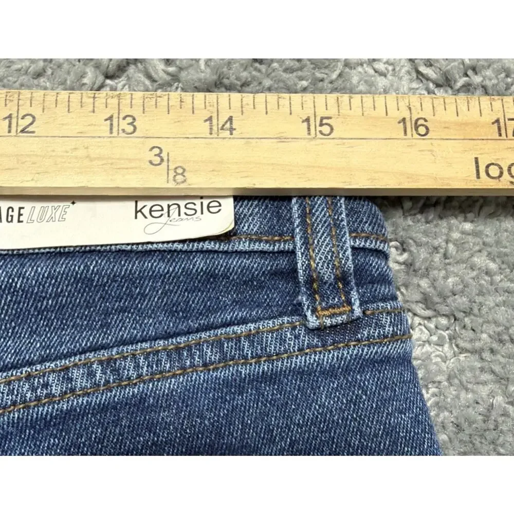 Kensie Jeans Vintage Luxe Women's The Short Size 6/28 Lesina Blue Denim Shorts - Picture 6 of 8